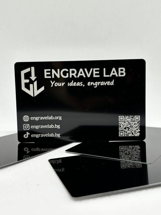 MetalLink: Метална Премиум Бизнес Карта/Визитка(15бр.)