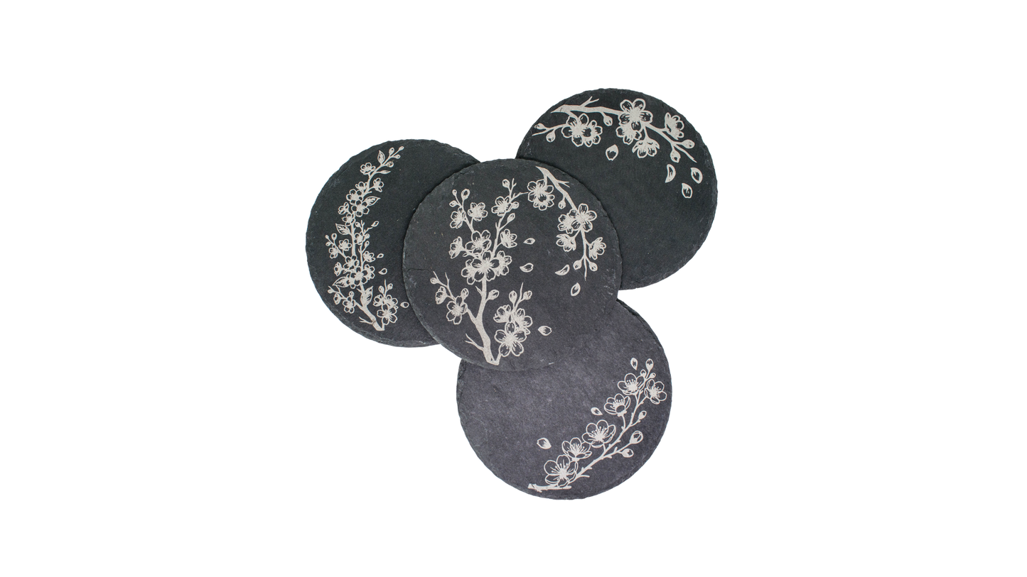 Комплект каменни подложки "Сакура" (4 бр.)