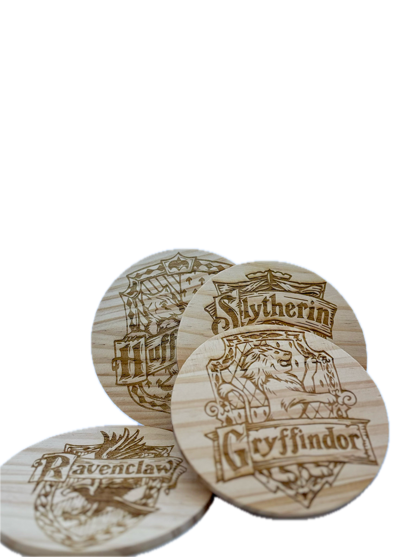 Комплект "4-те Дома на Хогуортс" - Пълна Колекция Подложки (4 бр.)