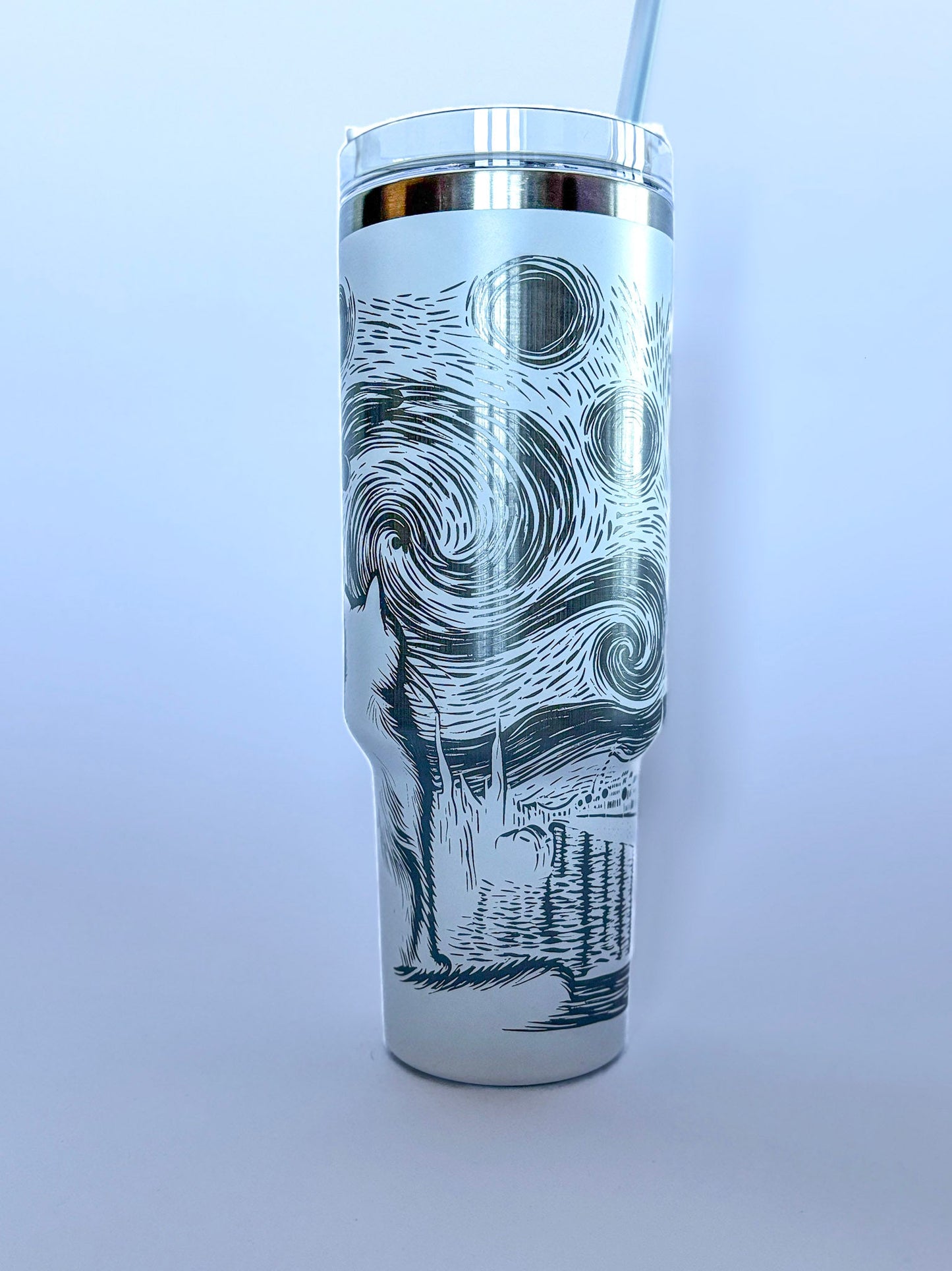 Термо Чаша MyGo - "Котки в Звездна нощ" 1.2л