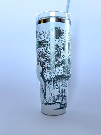 Термо Чаша MyGo - "Котки в Звездна нощ" 1.2л