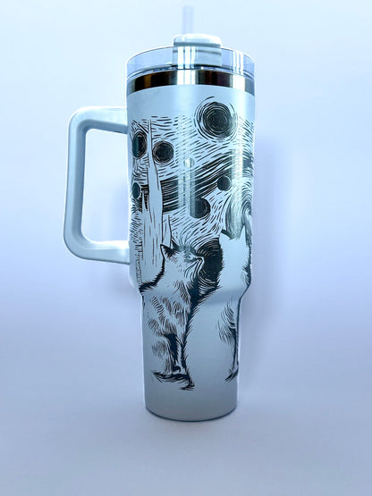 Термо Чаша MyGo - "Котки в Звездна нощ" 1.2л