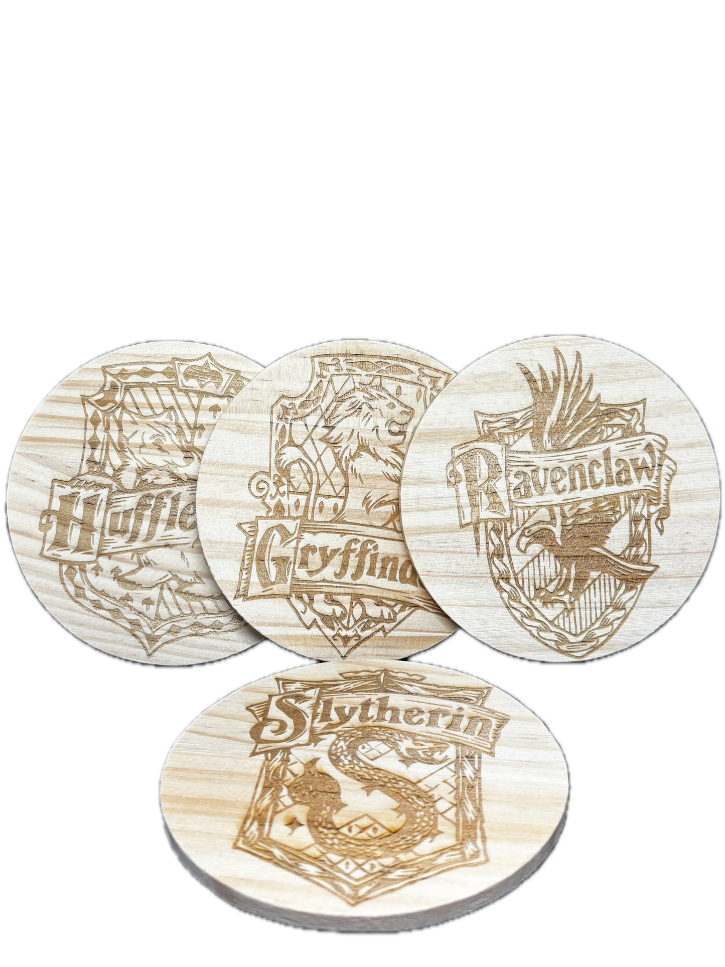 Комплект "4-те Дома на Хогуортс" - Пълна Колекция Подложки (4 бр.)