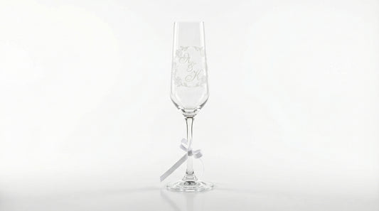 Комплект лазерно гравирани сватбени чаши