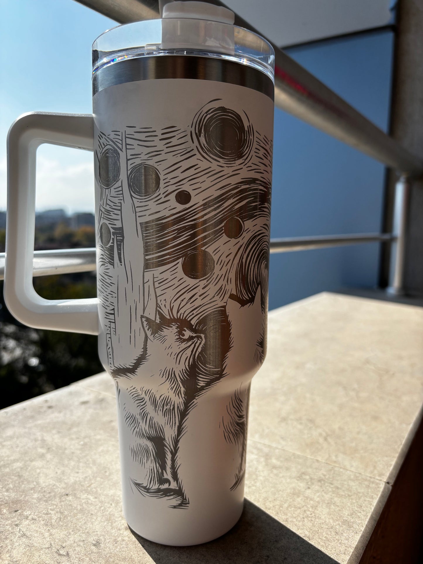 Термо Чаша MyGo - "Котки в Звездна нощ" 1.2л