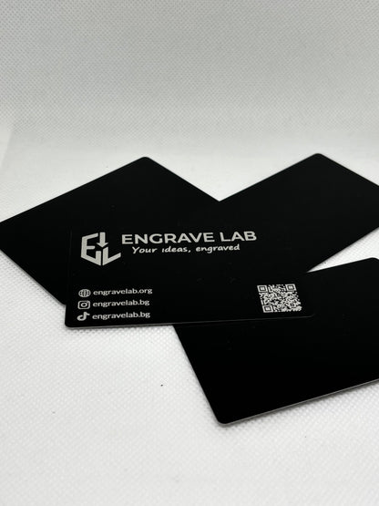 MetalLink: Метална Премиум Бизнес Карта/Визитка(15бр.)