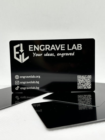 MetalLink: Метална Премиум Бизнес Карта/Визитка(15бр.)