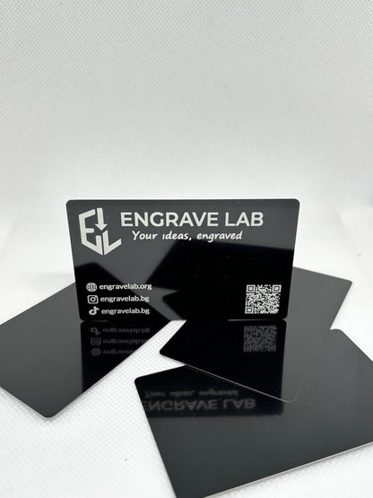 MetalLink: Метална Премиум Бизнес Карта/Визитка(15бр.)