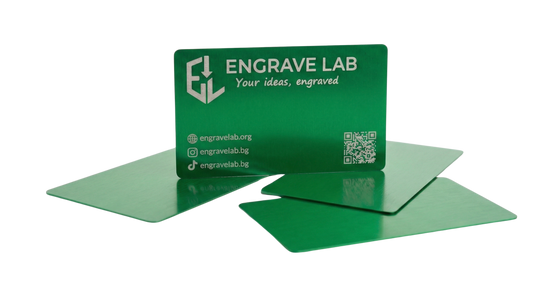 MetalLink: Метална Премиум Бизнес Карта/Визитка(15бр.)