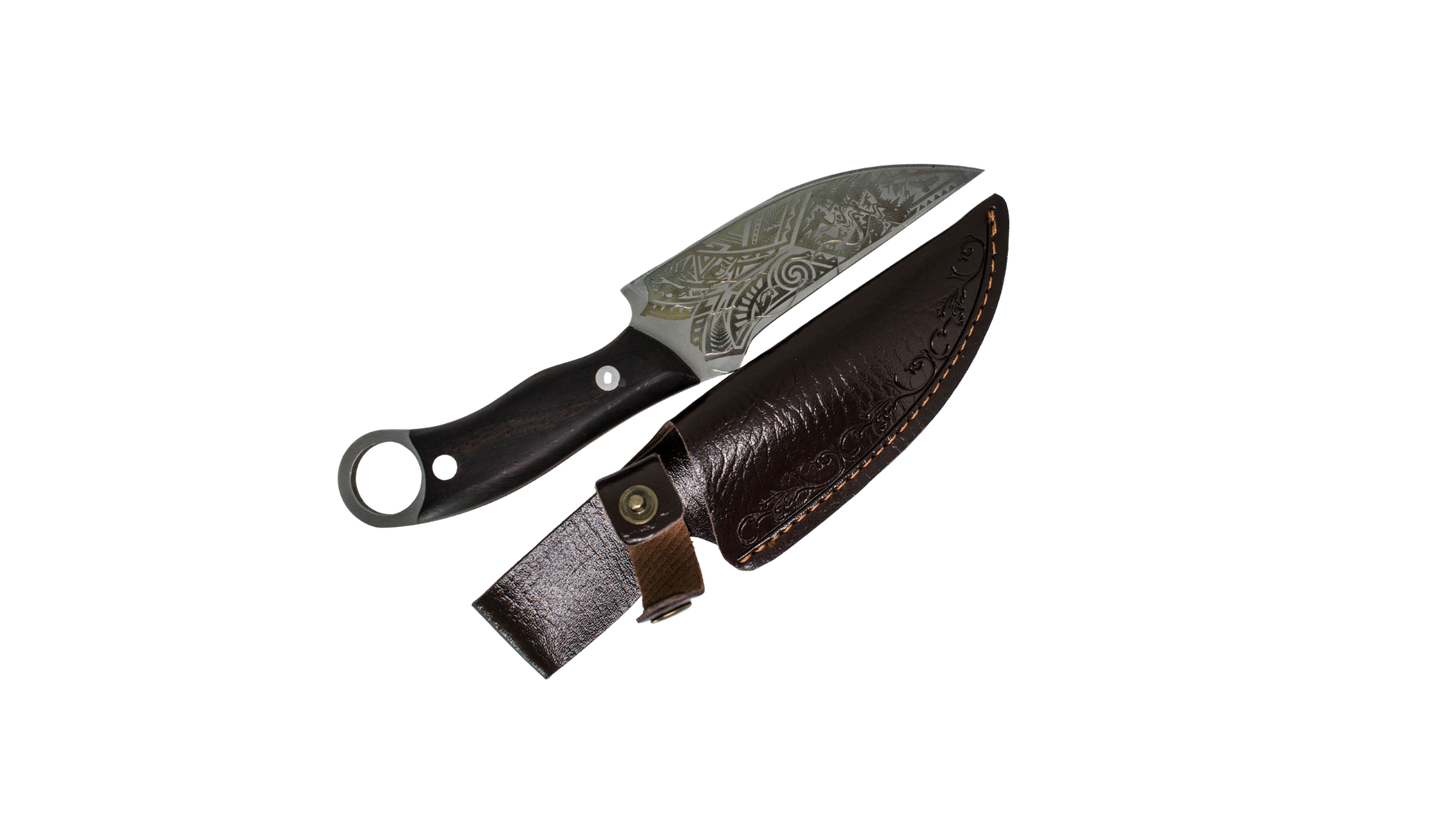 WildEdge – Гравиран нож от неръждаема стомана